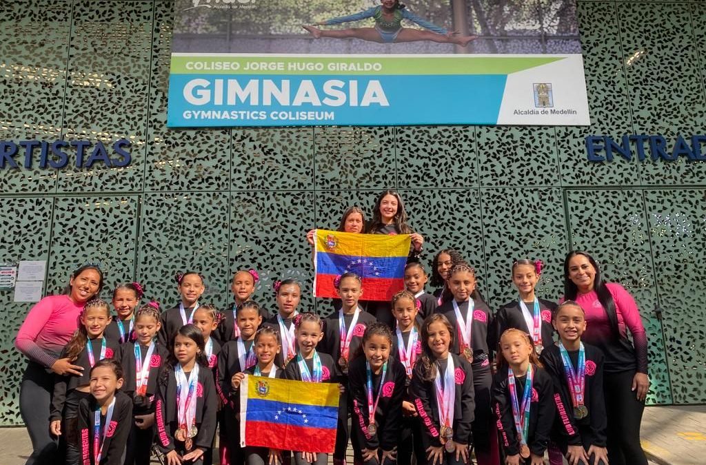 Club de Gimnasia Florecitas El Vigía arrasó con más de 80 medallas en Colombia