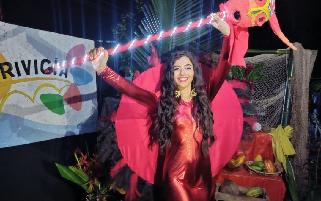 Wanda Maldonado brilló en su noche típica al representar al estado Miranda