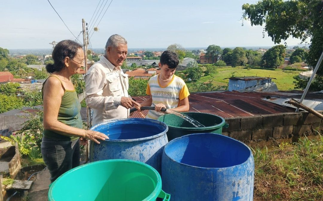 Cisterna El Nazareno surte de agua potable a diversos sectores del municipio Alberto Adriani
