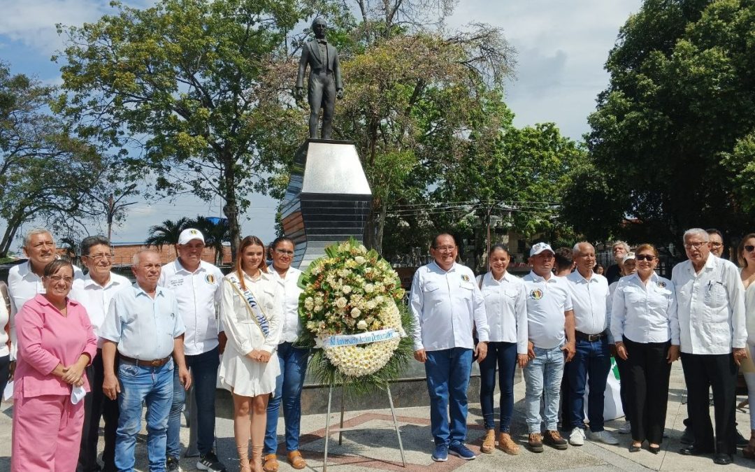 Autoridades municipales celebraron 82 años de Acción Democrática