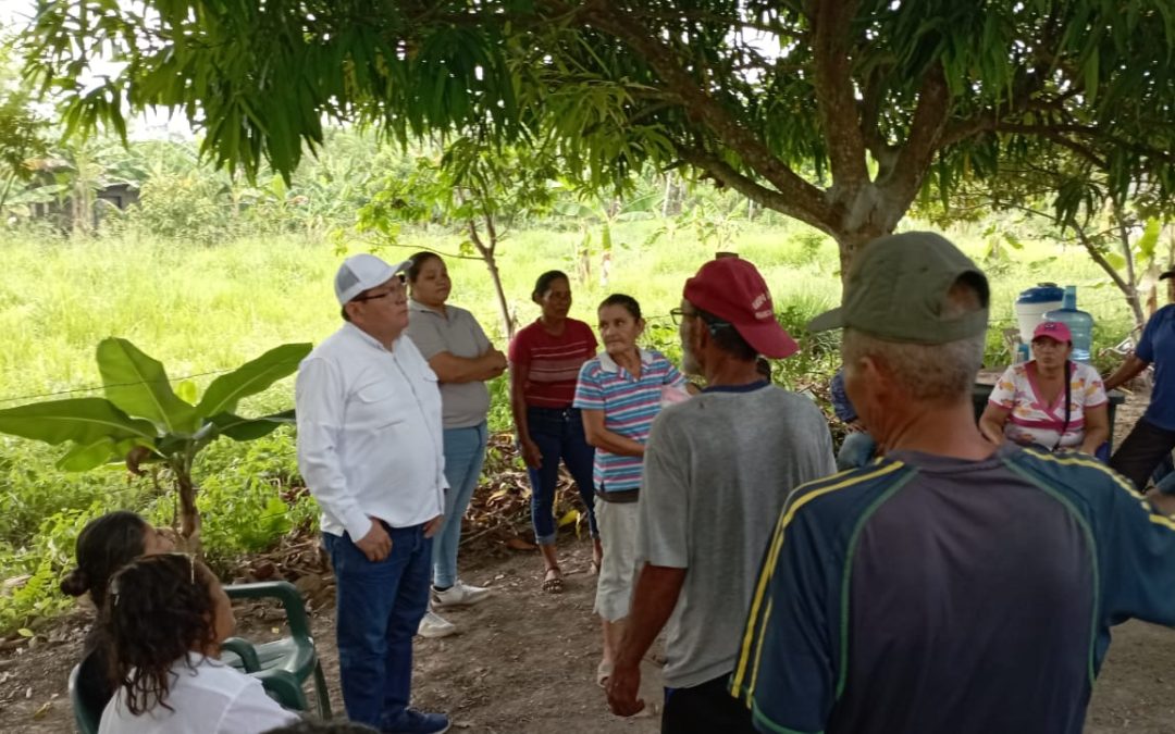 Lisandro Segura brindó respuesta a la comunidad rural 16 de julio