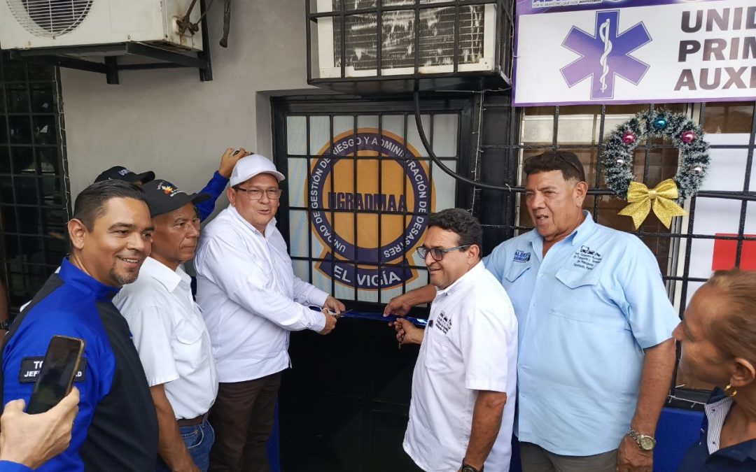 Lisandro Segura inauguró Unidad de Primeros Auxilios en el terminal de El Vigía