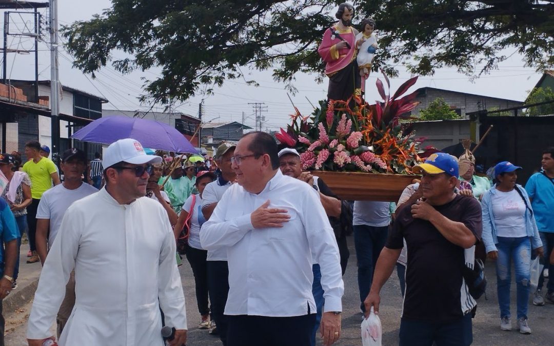 Alcalde Lisandro Segura acompañó celebración por el Día de San José