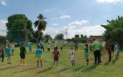 Más de 60 jóvenes participaron en actividades recreativas en las comunidades Km 48 y Los Naranjos