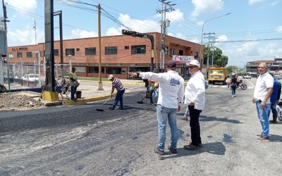 Gobierno de Lisandro Segura reasfaltó tramo de la avenida Bolívar en El Vigía