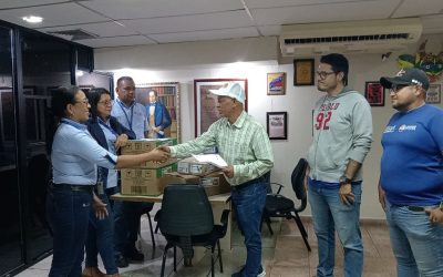 Alcaldía Alberto Adriani recibió donación para el personal del aseo urbano