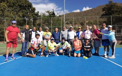 Presidente del Imdraa acompañó inicio de jornada de tenis en Juegos Estadales de Educadores