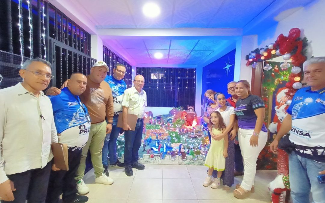 Culminó visita de pesebres y mejor calle adornada con la Alianza Radial Adrianista 2024        