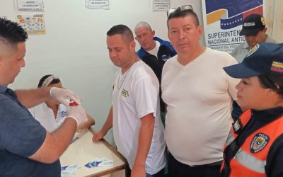 Gobierno de Lisandro Segura aplicó pruebas toxicológicas a varios transportistas del terminal Abelardo Pernía de El Vigía