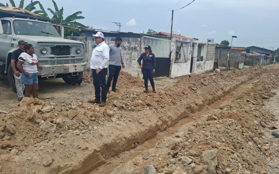 Gestión de Lisandro Segura realizó excavación parainstalación de tuberías de agua
