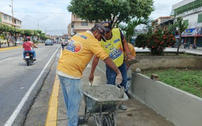 Gestión de Lisandro Segura continúa con la remodelación de la plaza Dr. Alberto Adriani