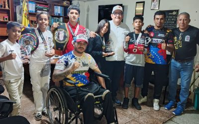 Alcalde Lisandro Segura honra a jóvenes boxeadores vigienses por su triunfo nacional