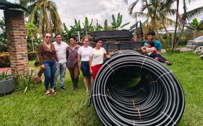 Alcalde Lisandro Segura entregó material para mejorar servicio de agua y vialidad agrícola en Héctor Amable Mora