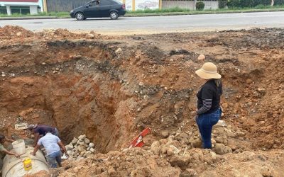 Gobierno de Lisandro Segura sustituyó tubería para drenaje pluvial en avenida Don Pepe Rojas