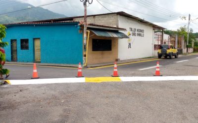 Gobierno de Lisandro Segura ejecutó demarcación vial en Caño Amarillo
