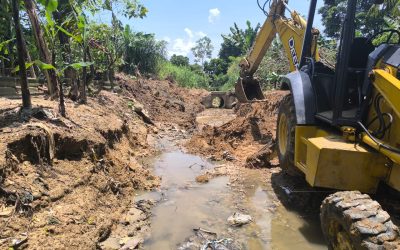 Gobierno de Alberto Adriani continúa canalización del Caño La Macana