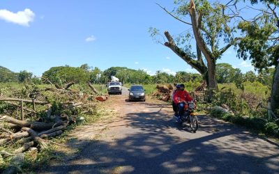 Gestión de Lisandro Segura despejó vía hacia Los Naranjos tras torrenciales lluvias