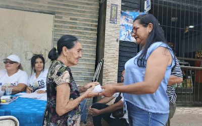 Gobierno de Lisandro Segura atendió a más de 250 personas en jornada social en Los Geranios