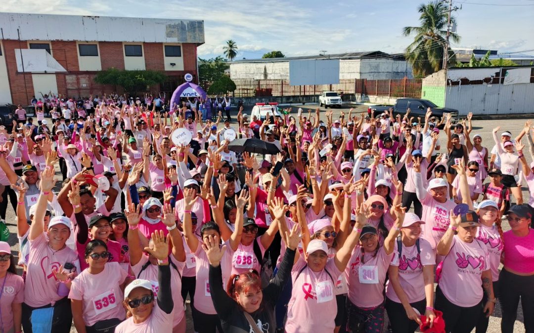 El Vigía se tiñó de rosa con exitosa caminata 5k y expo artesanal