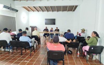 Funcionarios del Inbies sostuvieron reunión informativa con el gremio de expendedores de fuegos artificiales