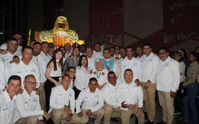 Alcalde Lisandro Segura acompañó celebración del Día de la Virgen de Chiquinquirá
