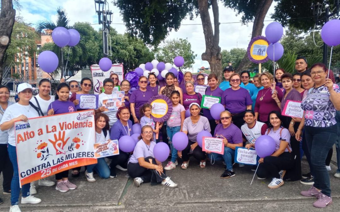 Immigaa realizó pancartazo por el Día Internacional de la Eliminación de la Violencia contra la Mujer