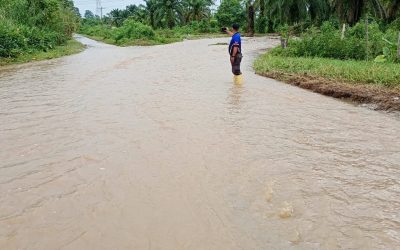 Inspecciones de Ugradmaa confirman desborde de ríos en parroquia Héctor Amable Mora