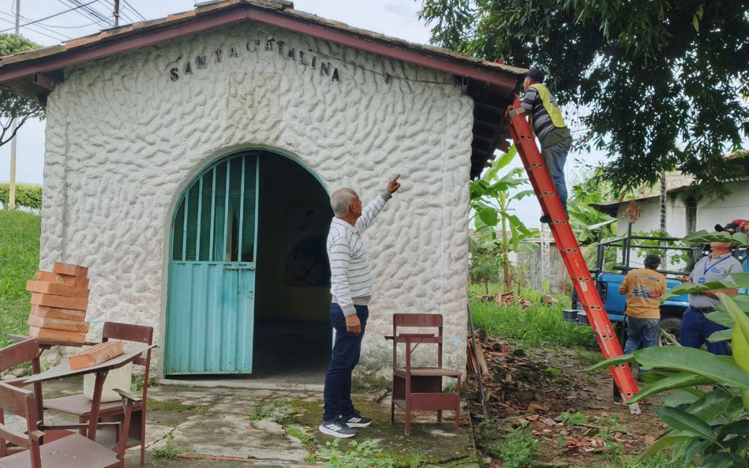 Gobierno de Alberto Adriani inicia la recuperación integral de la Capilla Santa Catalina