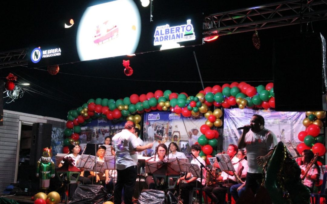 Alegría se vivió en el tercer parrandón navideño en el Km 15 