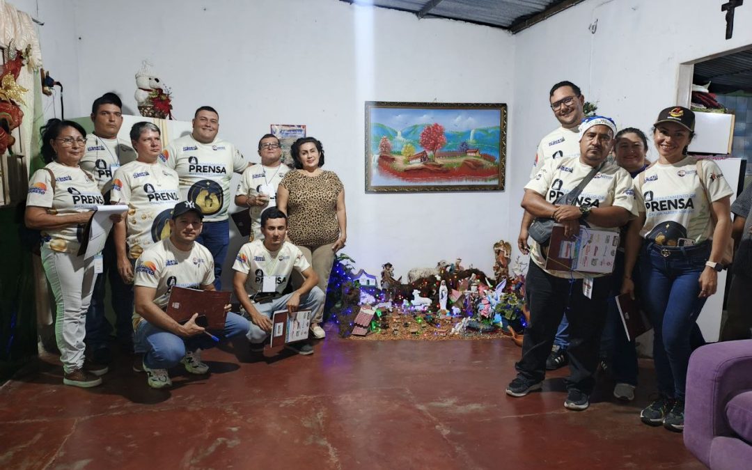 Alianza Radial visitó y calificó Pesebres en la parroquia Presidente Páez