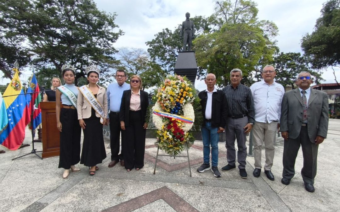 Alcaldía Alberto Adriani conmemoró 195 años de la muerte del Libertador