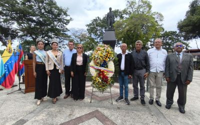 Alcaldía Alberto Adriani conmemoró 195 años de la muerte del Libertador