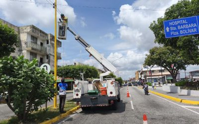 Gobierno de Lisandro Segura optimizó el alumbrado público con diversos trabajos en el 2025