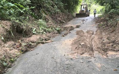 Alcaldía Alberto Adriani despeja vía en San José