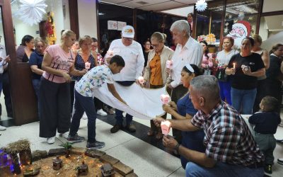 Trabajadores de la Alcaldía de Alberto Adriani celebraron la tradicional Paradura del Niño Jesús