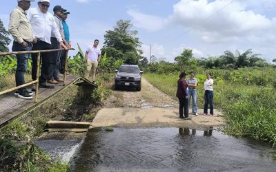 Alcalde Lisandro Segura inspeccionó zonas afectadas en Los Naranjos