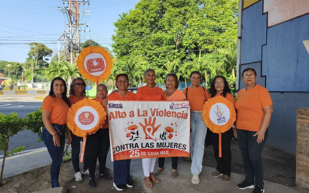 Immigaa realiza pancartazo de sensibilización contra la violencia hacia la mujer