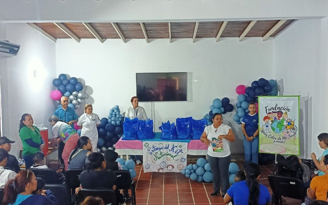 Fundación Niños Color de mi Tierra entregó 31 Kits Nutricionales del Programa “Una Mano Amiga”