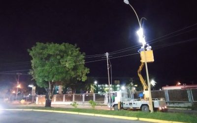 Alcalde Lisandro Segura informó sobre avances en alumbrado público