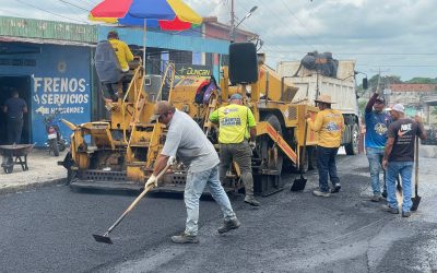 Alcalde Lisandro Segura reactiva Plan de Asfaltado 2026 en Alberto Adriani