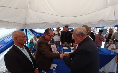 Autoridades municipales de Alberto Adriani rindieron homenaje a fundadores de Héctor Amable Mora
