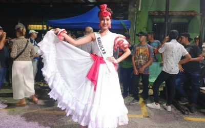 Tambor y tradición brillaron en la noche típica de Mariolys Molina