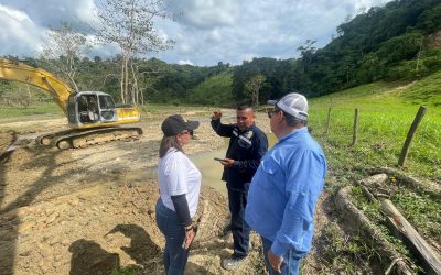 Alcalde Lisandro Segura desplegó maquinaria para atender afectaciones por lluvias en Héctor Amable Mora