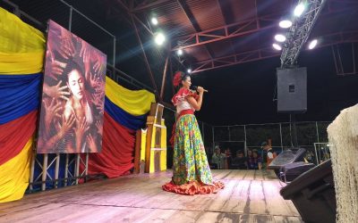 Teresa Urrea deslumbró en sexta Noche Típica de FeriVigía 2026