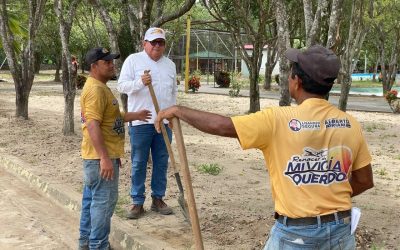 Gestión de Lisandro Segura avanza con trabajos de recuperación del Parque La Guacamaya