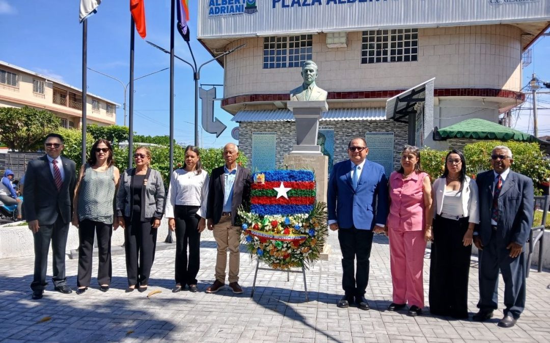 Municipalidad de Alberto Adriani conmemoró cuatro efemérides locales