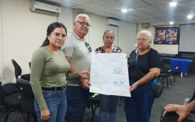 Gobierno de Lisandro Segura entregó a la comunidad anteproyecto de la nueva capilla “Sagrado Corazón de Jesús”