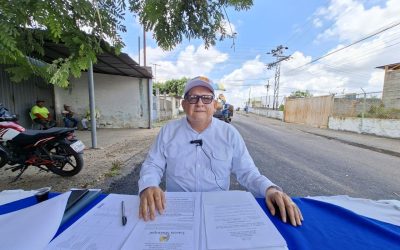 Alcalde Lisandro Segura anuncia continuación del Plan de Asfaltado 2026 y balance de gestión en Alberto Adriani.