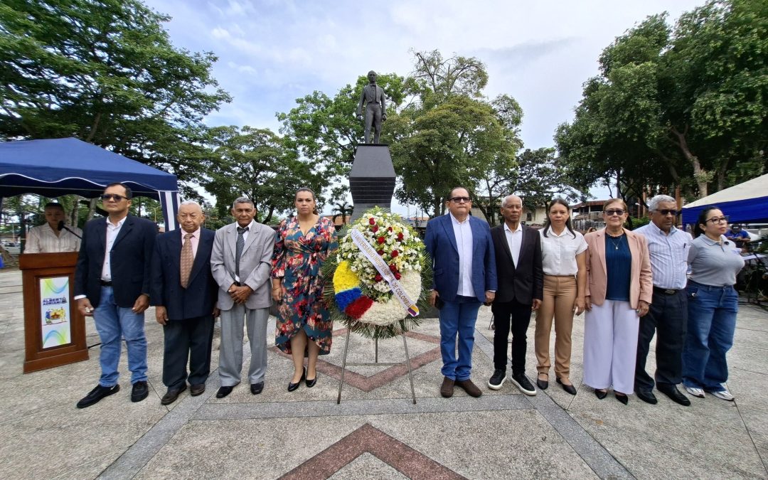 Alcalde Lisandro Segura reafirmó la hermandad entre Venezuela y Colombia durante acto por los 216 años de la Independencia colombiana