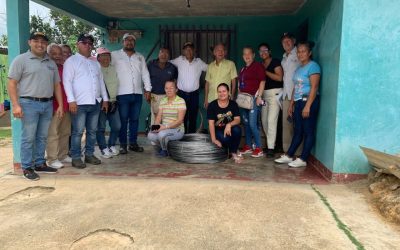 Gobierno Municipal de Alberto Adriani provee materiales eléctricos para el fortalecimiento de servicios en La Candelaria